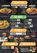 Menu Akal food - Les assiettes, desserts et boissons,...