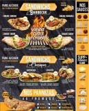 Menu Akal food - Les sandwichs et pannizas