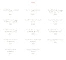 Menu La Casa del Nachi - Les vins