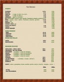 Menu Restauran De Vieux Pont - Les boissons