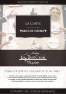 Menu La Dent Creuse - Carte des groupes 