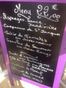 Carte et menu de Au vieux Tilleul à Villeneuve sur Yonne — Exemple de menu