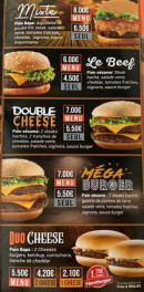 Menu Chick'n' Chips - Les burgers suite