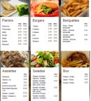 Menu Efes Restaurant - Paninis, burgers, salades,...