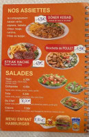 Carte et menu de L'Antalya à Giromagny — Assiettes et salades