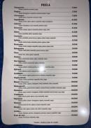 Menu L'Olive Bleue - Les pizzas