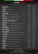 Menu Pizza Goupil - Les pizzas base tomate