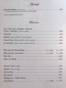Carte et menu de Le comptoir de famille à Lachapelle Sous Rougemont — apéritifs, boissons