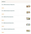 Menu Sushi So - Les californias