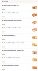 Menu Sushi So - Les saumons rolls
