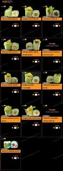 Menu Sushi Story - Les Makis Lights