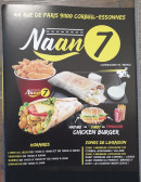 Menu Naan 7 - Carte et menu Naan 7 Corbeil-Essonnes