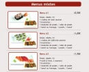 Menu Sushi Kyo Futao - Les menus mixtes 