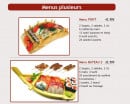 Menu Sushi Kyo Futao - Les menus plusieurs