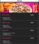 Menu Pizza milano 91 - Les menus midi