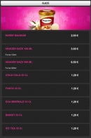 Menu Pizza milano 91 - Les glaces et boissons