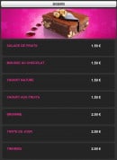 Menu Pizza milano 91 - Les desserts