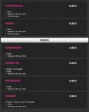 Menu Pizza milano 91 - Les sandwiches et burgers