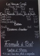 Carte et menu de La Scuderia à Villebon sur Yvette — Les vins et boissons