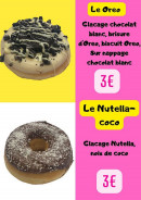 Carte et menu de O bon donuts à Villebon sur Yvette — Les donuts suite