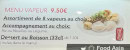 Carte et menu de O Food Asia à Villebon sur Yvette — Menu vapeur