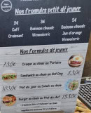 Carte et menu de Papa Sandwichs à Villebon sur Yvette — Exemple de menu