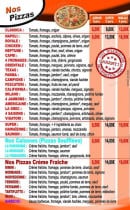 Menu Super Pizza - Les pizzas 