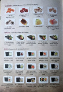 Menu Sushi Yaki - A la carte page 3