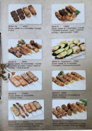 Menu Sushi Yaki - menu brochettes