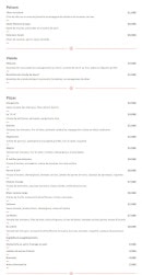 Menu Mamma et Papa - Les poissons, viandes et pizzas