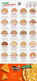 Menu Pizza Time - Les pizzas incontournables