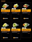 Menu Sushi Story - Les temakis