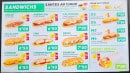 Menu 33 Burger Street - Les sandwiches