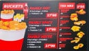 Menu 33 Burger Street - Les buckets et tex mex