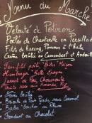 Menu La Belle Époque - Exemple de menu