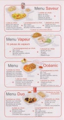 Menu Au Jap Sushi - Les menus