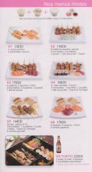 Menu Au Jap Sushi - Les menus mixtes