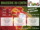 Menu Brasserie du Centre - Les formules à emporter
