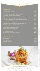 Menu Le bistro d'edgard - Fruits de mer et légumes sautés