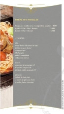 Menu Le bistro d'edgard - Soupes aux nouilles