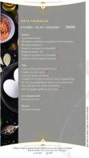 Menu Le bistro d'edgard - Menu gourmand