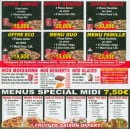 Menu Speedza perfecto - Les offres, boissons, desserts et glaces