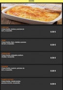 Menu Star Pizza - Gratins 