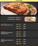 Menu Star Pizza - Pizzas calzones 
