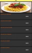Menu Star Pizza - Pâtes 
