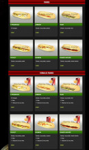 Menu Santa Maria - Les paninis