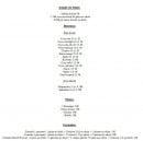 Menu Eat Factory - Salade de fruits, boissons, pizzas, et formules