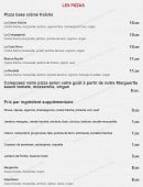 Menu Borsalino Rest - Les pizzas