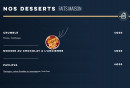 Menu Bud's Deli - Les desserts