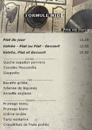 Menu Le Gramophone - Les formules midi